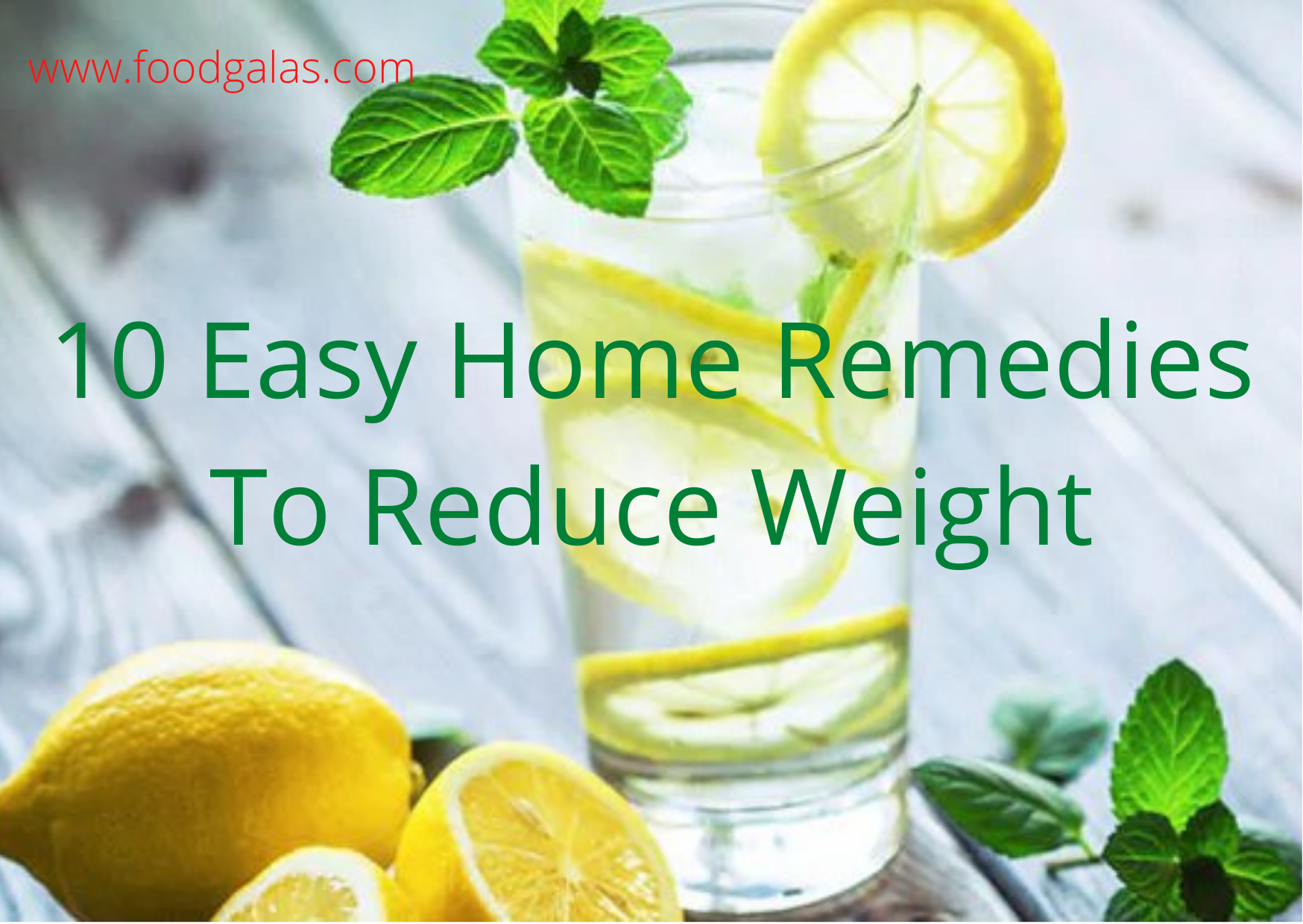 Home Remedies For Weight Loss