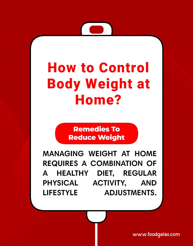 Control Body Weight at Home